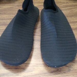 Black Slip-On Men's Shoes